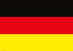 Schreibtischunterlage Flagge Deutschland aus Vinyl