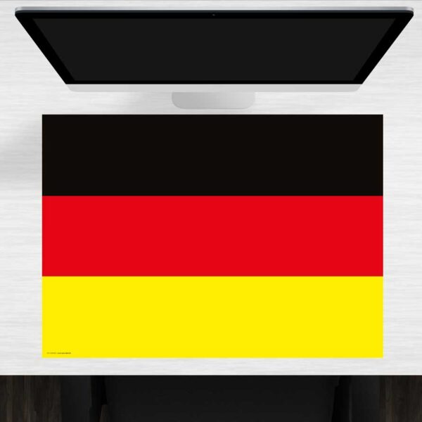 Schreibtischunterlage Flagge Deutschland aus Vinyl