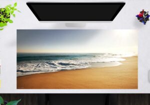 Schreibtischunterlage groß Am Strand aus Vinyl