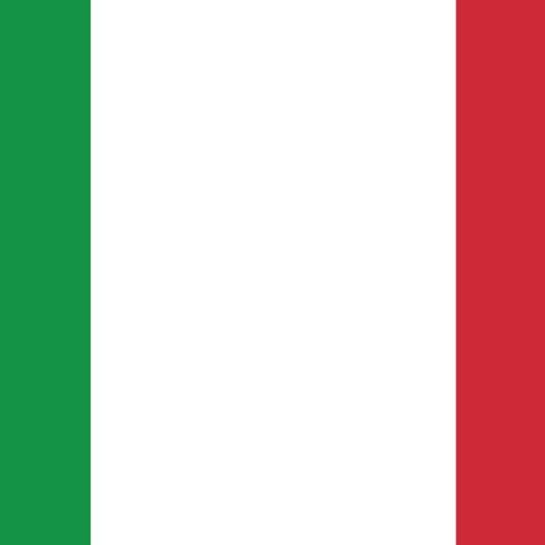 Schreibtischunterlage Flagge Italien aus Vinyl