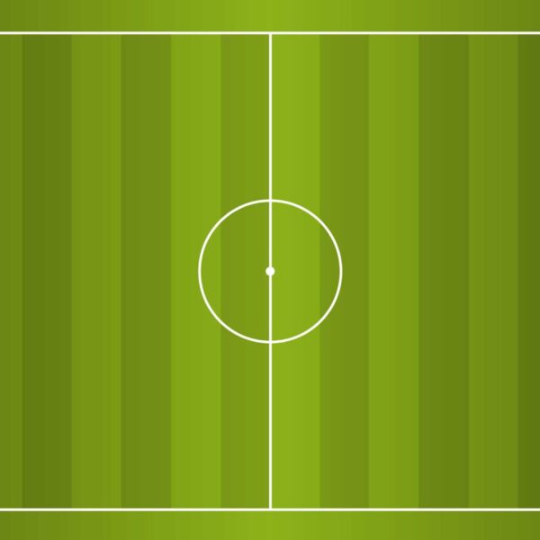 Schreibtischunterlage XXL - Fußballfeld - aus Vinyl