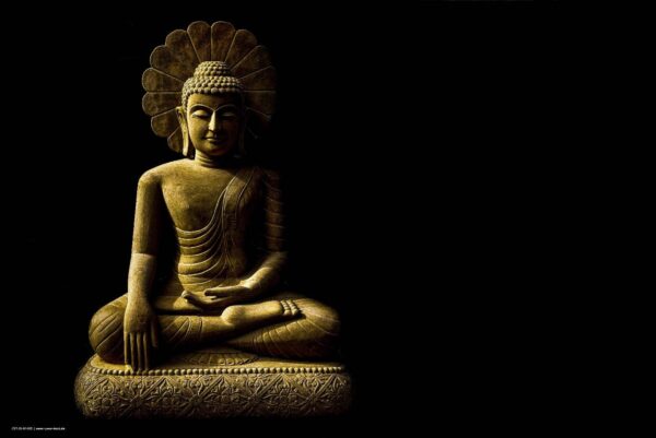 Schreibtischunterlage - Buddha - aus Vinyl