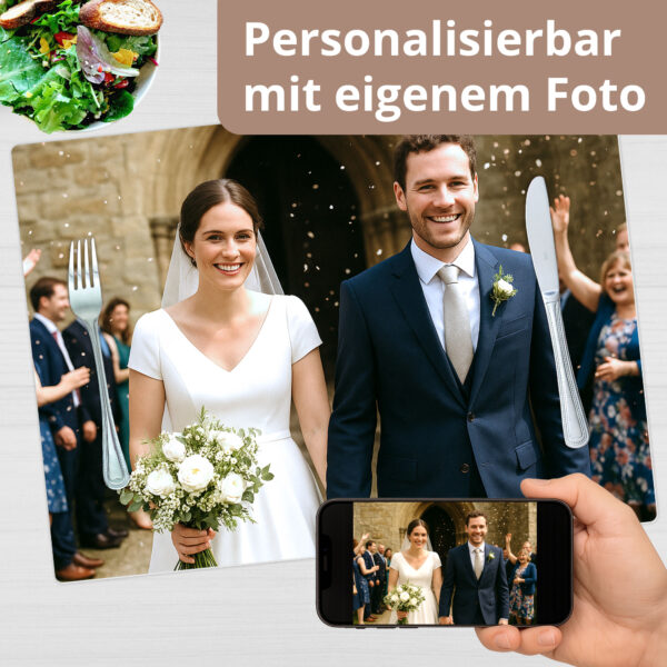 Tischset | Platzset selbst gestalten - 44 x 32 cm aus Premium Vinyl - abwischbar