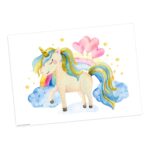Einhorn in den Wolken