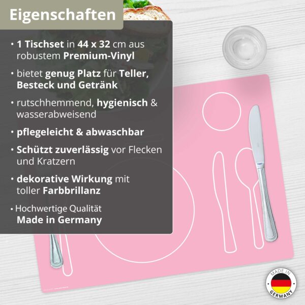 Montessori TIschset in rosa für Jungen und Mädchen