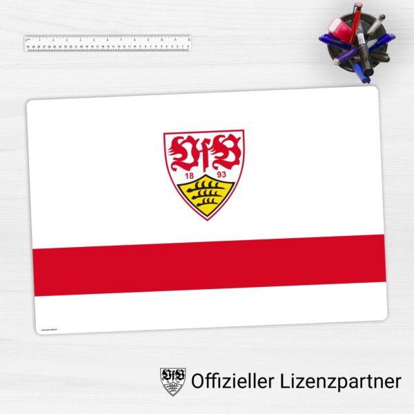 VfB Stuttgart - Brustring mit Logo - Schreibtischunterlage