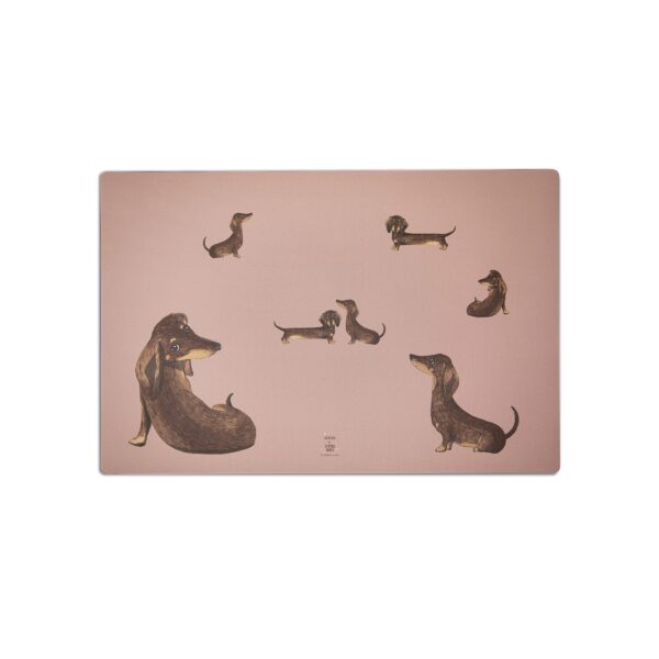 Dackel Berry Schreibtischunterlage – Dackel Motiv im modernen Design