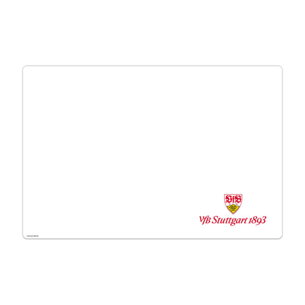 Schreibtischunterlage für Kinder und Erwachsene - VfB Stuttgart - 1893 rechts - aus abwischbarem Premium Vinyl - Made in Germany